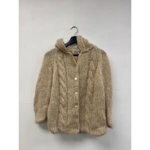 Vintage Marshall Field & Company‎ Sweater Size 40 Mohair Hooded Made in Italy